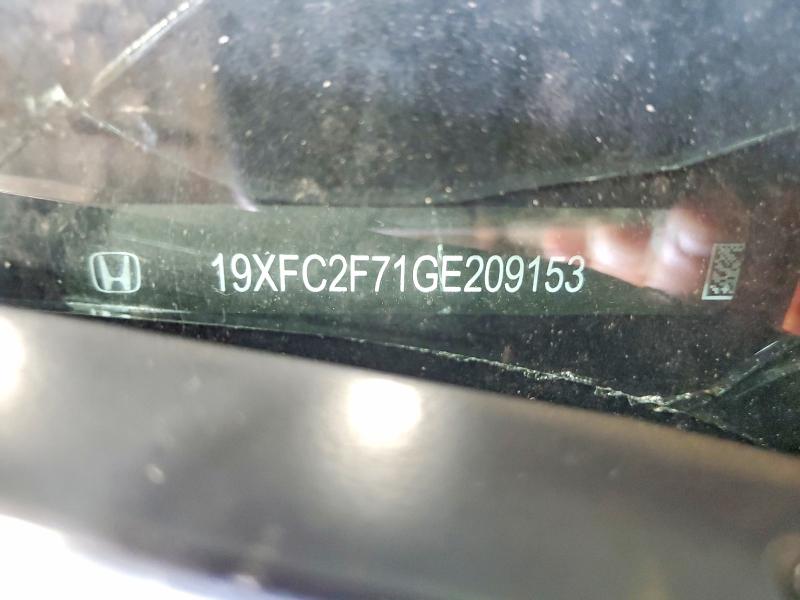 Продаж на аукціоні авто 2016 Honda Civic, vin: 19XFC2F71GE209153, номер лоту: 56755286