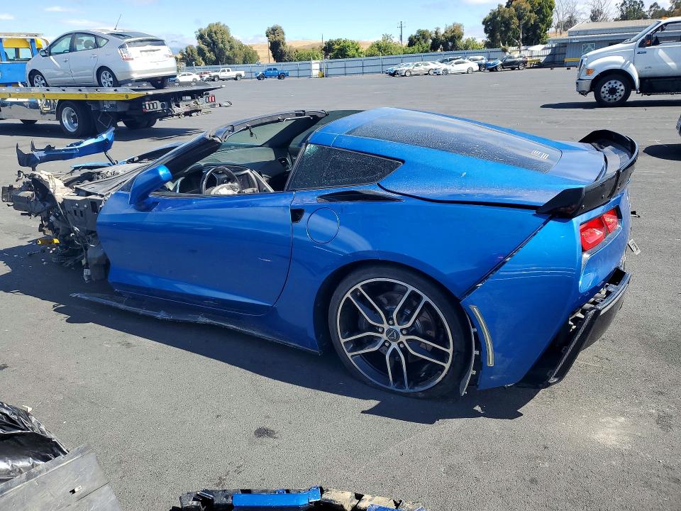 59191906 :رقم المزاد ، 1G1YL2D73F5124328 vin ، 2015 Chevrolet Corvette مزاد بيع