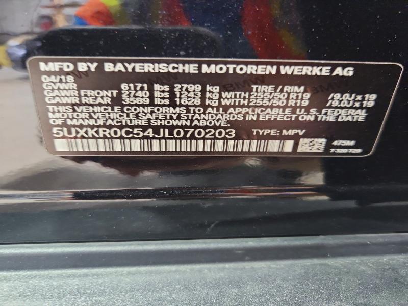 Продажа на аукционе авто 2018 Bmw X5, vin: 5UXKR0C54JL070203, номер лота: 52833896