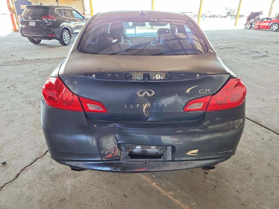 2012 Infiniti G25 Sedan მანქანა იყიდება აუქციონზე, vin: JN1DV6APXCM700027, აუქციონის ნომერი: 59104506