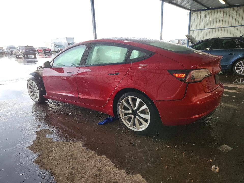 56638466 :رقم المزاد ، 5YJ3E1EAXNF371567 vin ، 2022 Tesla Model 3 مزاد بيع