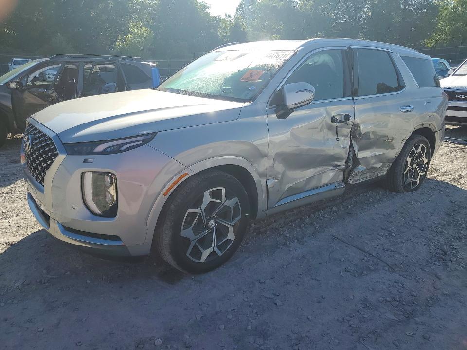 2022 Hyundai Palisade მანქანა იყიდება აუქციონზე, vin: KM8R74HE3NU376617, აუქციონის ნომერი: 55475106