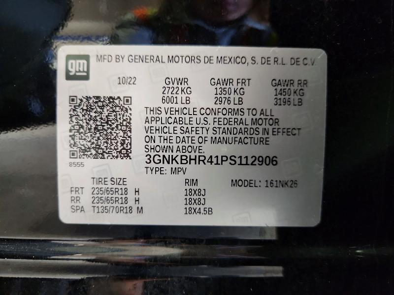 Aukcja sprzedaży 2023 Chevrolet Blazer, vin: 3GNKBHR41PS112906, numer aukcji: 57699646