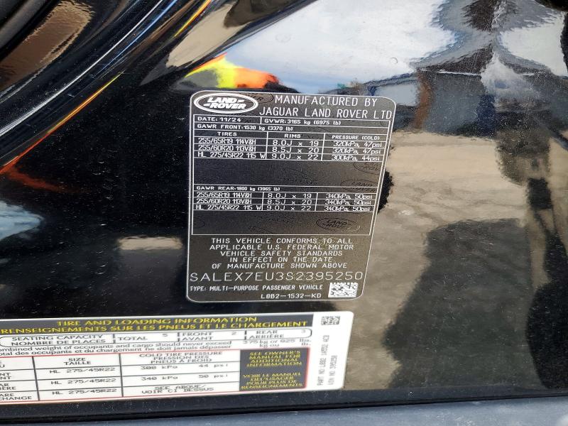 Продаж на аукціоні авто 2025 Land Rover Defender, vin: SALEX7EU3S2395250, номер лоту: 57925146
