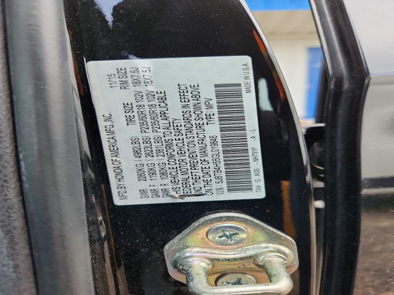 55039626 :رقم المزاد ، 5J8TB4H55GL019846 vin ، 2016 Acura Rdx مزاد بيع