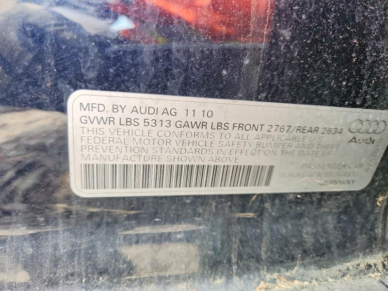2011 Audi A6 მანქანა იყიდება აუქციონზე, vin: WAUKGAFB2BN044636, აუქციონის ნომერი: 56745096