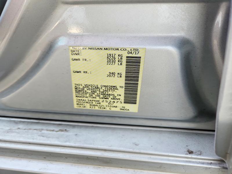 55797366 :رقم المزاد ، 1N4AL3APXHC252475 vin ، 2017 Nissan Altima مزاد بيع