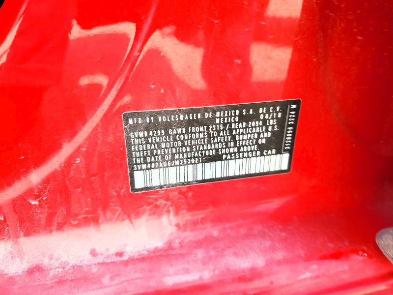 Aukcja sprzedaży 2018 Volkswagen Gti, vin: 3VW447AU6JM293821, numer aukcji: 56408376