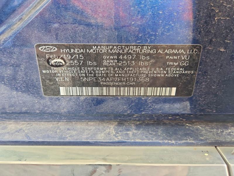 Продаж на аукціоні авто 2015 Hyundai Sonata, vin: 5NPE34AF7FH191368, номер лоту: 55692466
