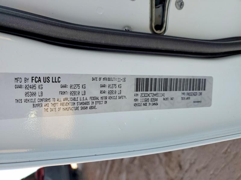 2017 Dodge Charger მანქანა იყიდება აუქციონზე, vin: 2C3CDXCT2HH511141, აუქციონის ნომერი: 56695376