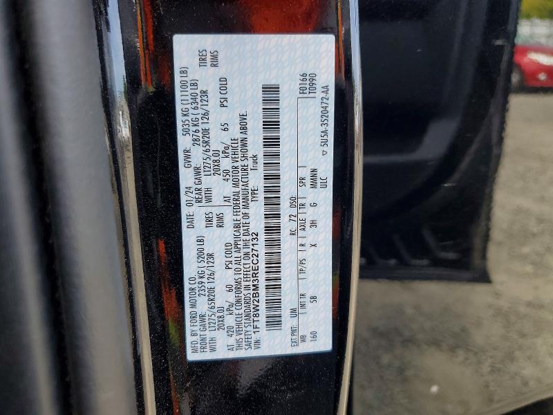 2024 Ford F250 მანქანა იყიდება აუქციონზე, vin: 1FT8W2BM3REC27132, აუქციონის ნომერი: 56539156