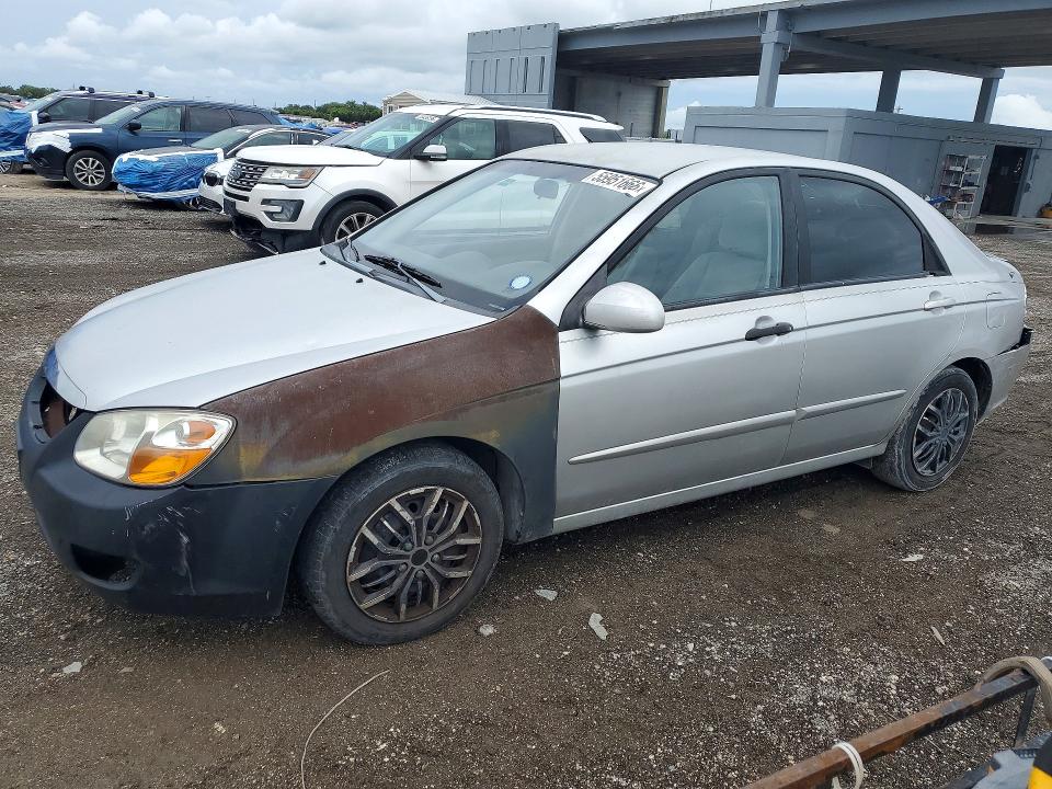 55951666 :رقم المزاد ، KNAFE121185521151 vin ، 2008 Kia Spectra مزاد بيع