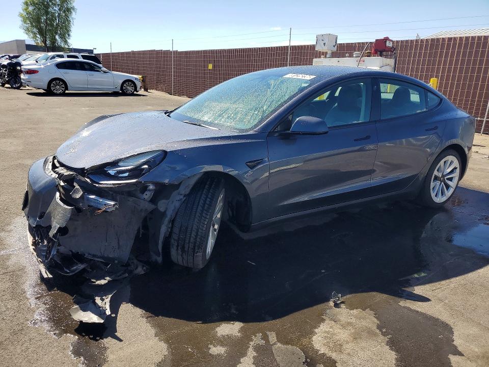 2022 Tesla Model 3 მანქანა იყიდება აუქციონზე, vin: 5YJ3E1EA3NF304129, აუქციონის ნომერი: 59125236