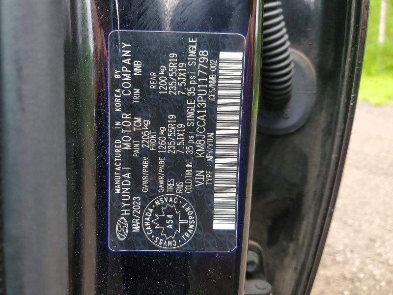 Aukcja sprzedaży 2023 Hyundai Tucson, vin: KM8JCCA13PU117798, numer aukcji: 54404526
