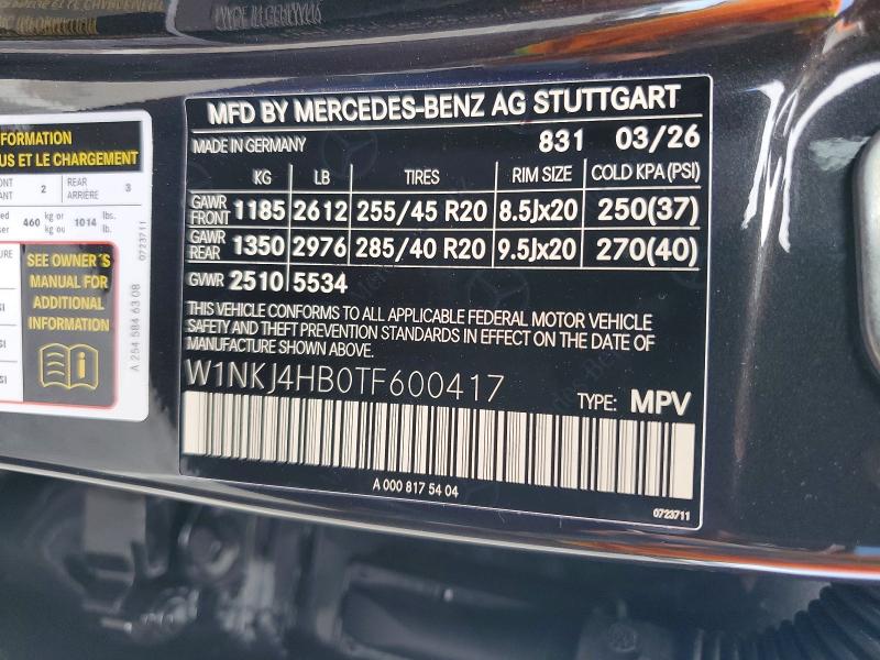 56107506 :رقم المزاد ، W1NKJ4HB0TF600417 vin ، 2026 Mercedes-benz Glc Coupe مزاد بيع