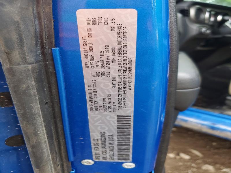 Aukcja sprzedaży 2022 Jeep Wrangler, vin: 1C4GJXAGXNW223148, numer aukcji: 58155716