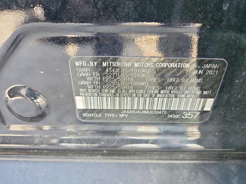 Продаж на аукціоні авто 2021 Mitsubishi Outlander Sport, vin: JA4ARUAU8MU030472, номер лоту: 56144786