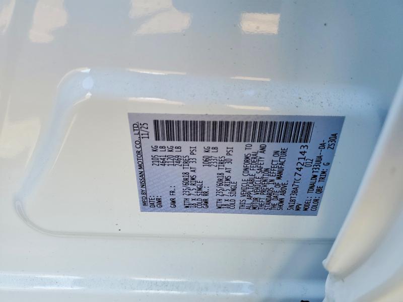 Aukcja sprzedaży 2026 Nissan Rogue, vin: 5N1BT3BA7TC742143, numer aukcji: 56439546