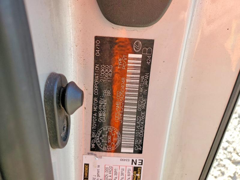 Продаж на аукціоні авто 2010 Lexus Is, vin: JTHFE2C23A2504048, номер лоту: 56598206