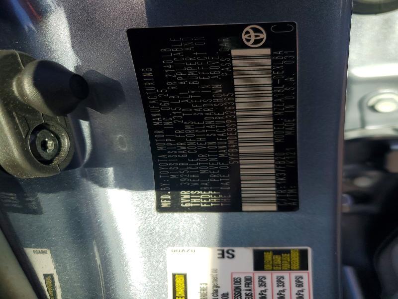 Aukcja sprzedaży 2025 Toyota Corolla, vin: 5YFB4MDE9SP326365, numer aukcji: 58821436