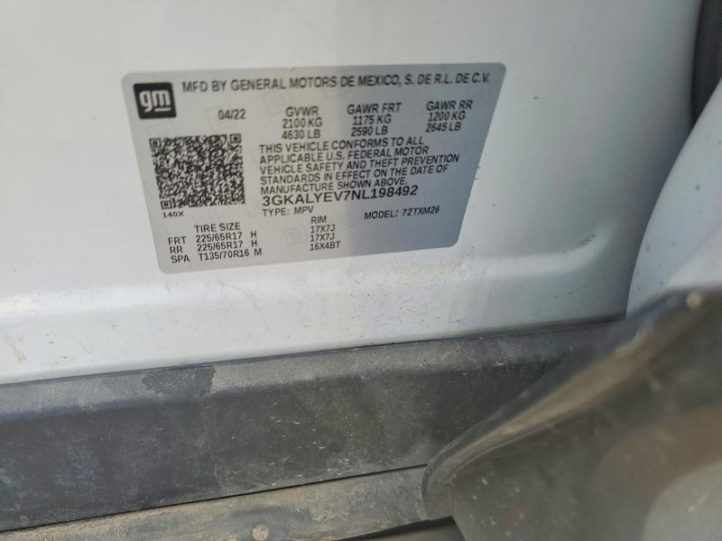 Продаж на аукціоні авто 2022 Gmc Terrain, vin: 3GKALYEV7NL198492, номер лоту: 58125216
