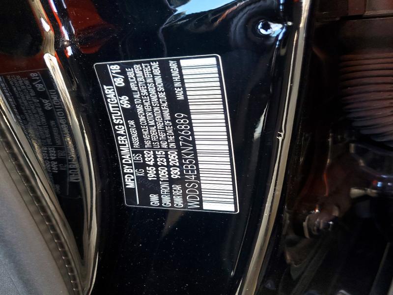 Aukcja sprzedaży 2019 Mercedes-benz Cla, vin: WDDSJ4EB5KN726889, numer aukcji: 56735296