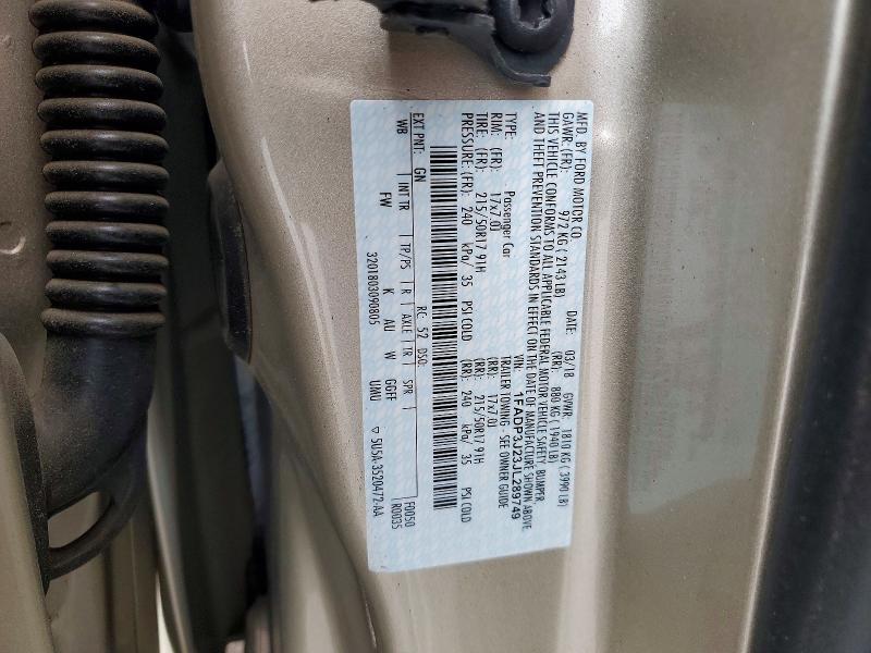 2018 Ford Focus მანქანა იყიდება აუქციონზე, vin: 1FADP3J23JL289749, აუქციონის ნომერი: 55643956