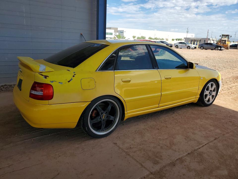 2000 Audi S4 მანქანა იყიდება აუქციონზე, vin: WAUDD68D1YA046214, აუქციონის ნომერი: 58773166
