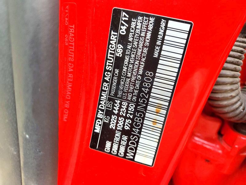 59100846 :رقم المزاد ، WDDSJ4GB5JN524808 vin ، 2018 Mercedes-benz Cla مزاد بيع