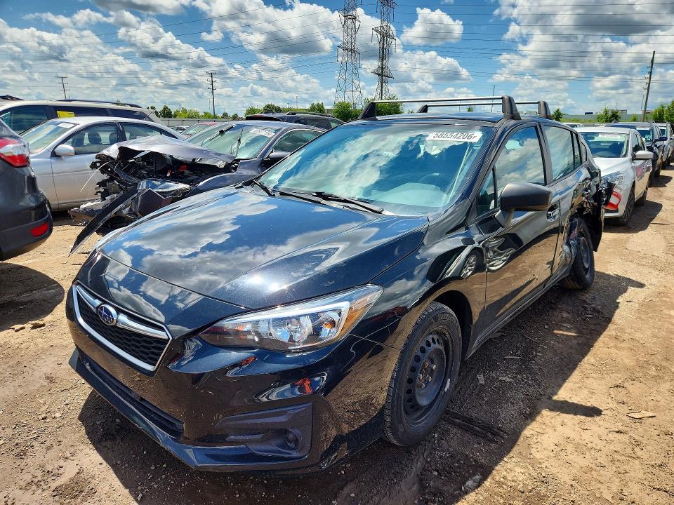 2019 Subaru Impreza მანქანა იყიდება აუქციონზე, vin: 4S3GTAA61K3752497, აუქციონის ნომერი: 58554206