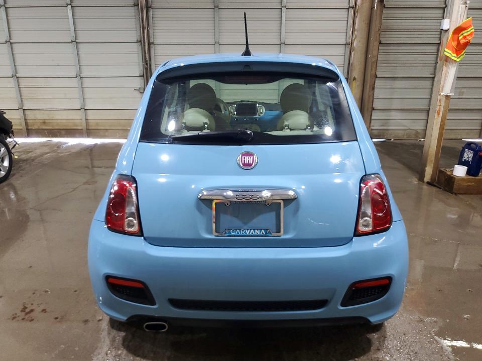 56152306 :رقم المزاد ، 3C3CFFKRXHT535723 vin ، 2017 Fiat 500 مزاد بيع