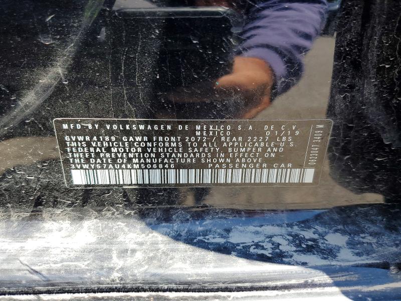 58062896 :رقم المزاد ، 3VWY57AU4KM506846 vin ، 2019 Volkswagen Golf Sportwagen مزاد بيع
