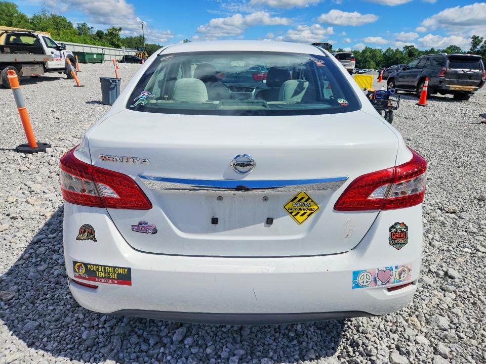 2015 Nissan Sentra მანქანა იყიდება აუქციონზე, vin: 3N1AB7AP1FY244907, აუქციონის ნომერი: 57208346