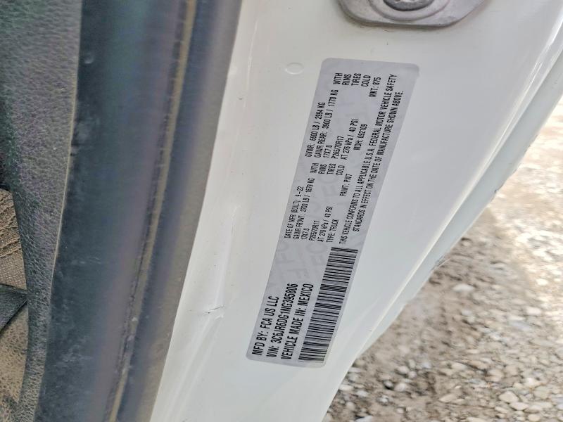 2022 Ram 1500 Classic მანქანა იყიდება აუქციონზე, vin: 3C6JR6DG1NG395806, აუქციონის ნომერი: 54677796