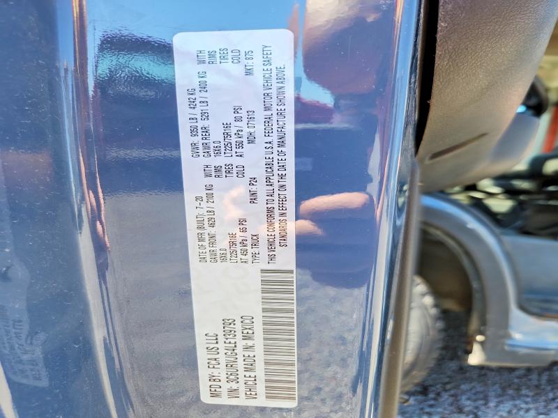 Aukcja sprzedaży 2020 Ram Promaster 3500, vin: 3C6URVJG4LE139793, numer aukcji: 56422886