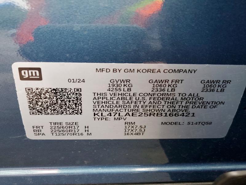 Продаж на аукціоні авто 2024 Buick Envista, vin: KL47LAE25RB166421, номер лоту: 58443306