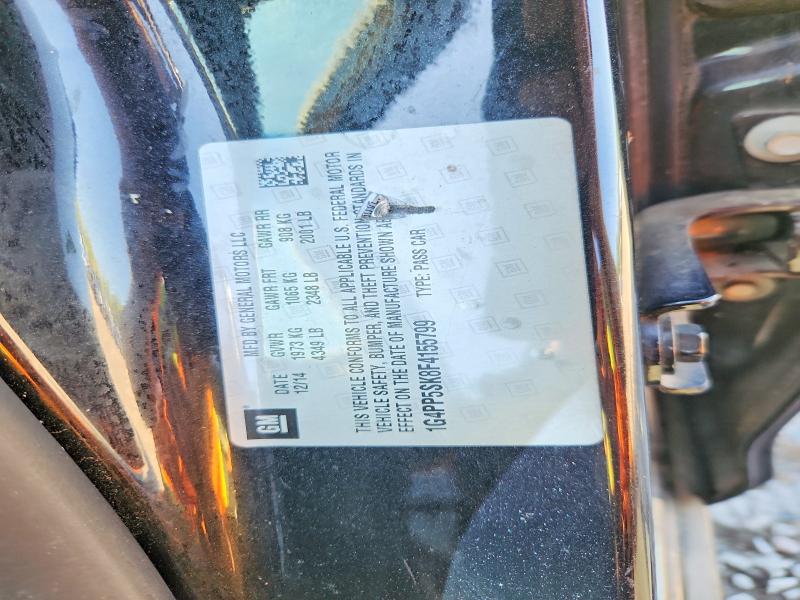 2015 Buick Verano მანქანა იყიდება აუქციონზე, vin: 1G4PP5SK8F4155799, აუქციონის ნომერი: 57423136