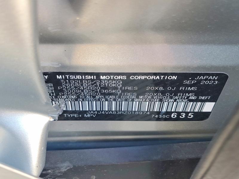 Продаж на аукціоні авто 2024 Mitsubishi Outlander, vin: JA4J4VA83RZ018974, номер лоту: 55836126