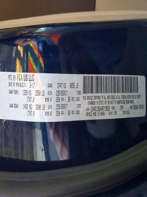Продаж на аукціоні авто 2017 Chrysler Pacifica, vin: 2C4RC1BGXHR719935, номер лоту: 56106186