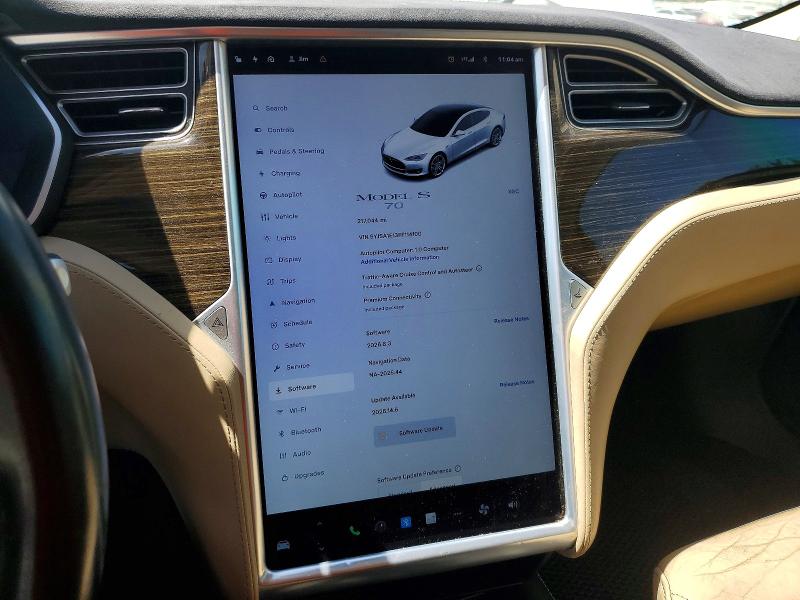 58409456 :رقم المزاد ، 5YJSA1E13FF114100 vin ، 2015 Tesla Model S مزاد بيع