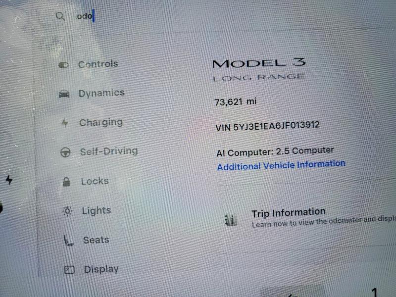 2018 Tesla Model 3 მანქანა იყიდება აუქციონზე, vin: 5YJ3E1EA6JF013912, აუქციონის ნომერი: 58089736