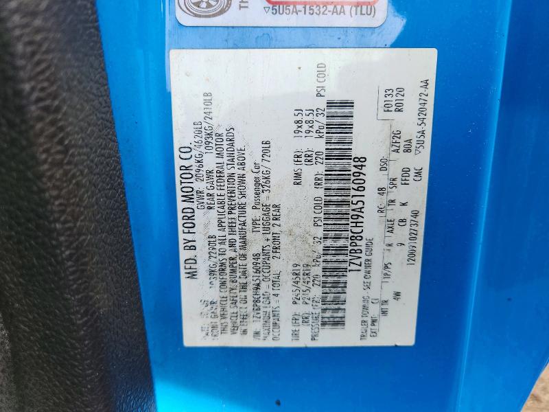 Продаж на аукціоні авто 2010 Ford Mustang, vin: 1ZVBP8CH9A5160948, номер лоту: 57409036