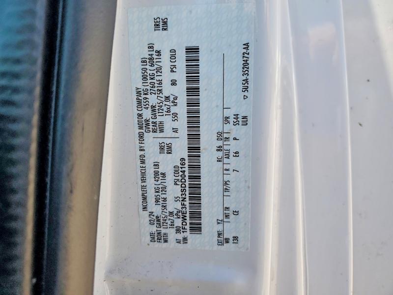2025 Ford Econoline მანქანა იყიდება აუქციონზე, vin: 1FDWE3FN3SDD04169, აუქციონის ნომერი: 55186376