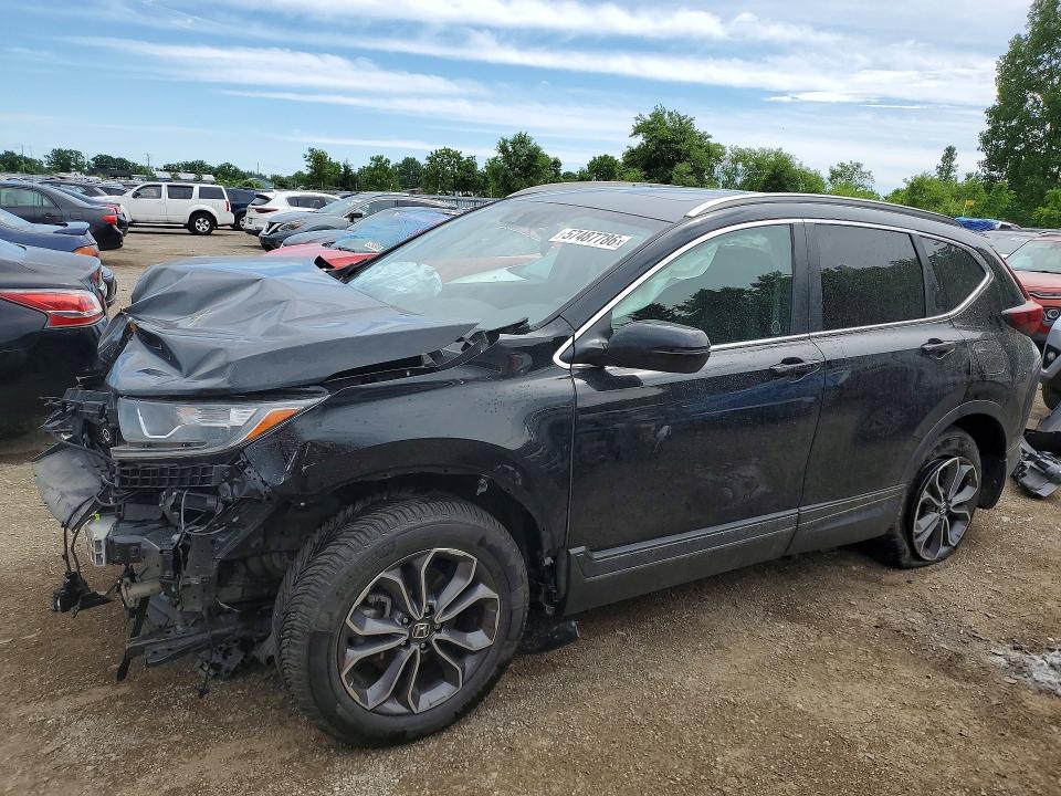 57487786 :رقم المزاد ، 2HKRW2H84LH215335 vin ، 2020 Honda Cr-v مزاد بيع