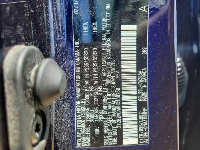 Aukcja sprzedaży 2017 Lexus Rx 350, vin: 2T2BZMCA8HC108258, numer aukcji: 57534466