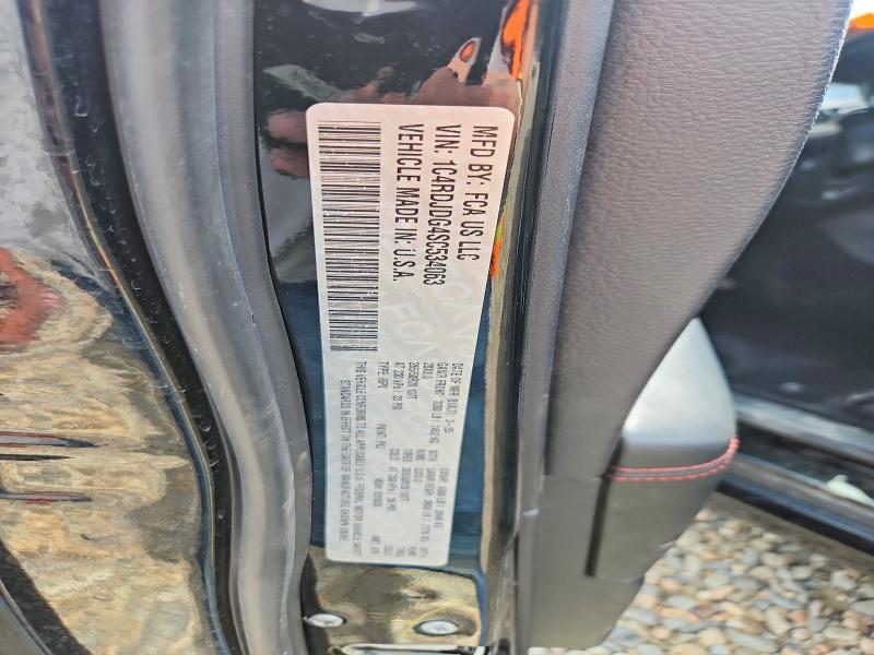 57684256 :رقم المزاد ، 1C4RDJDG4SC534063 vin ، 2025 Dodge Durango مزاد بيع