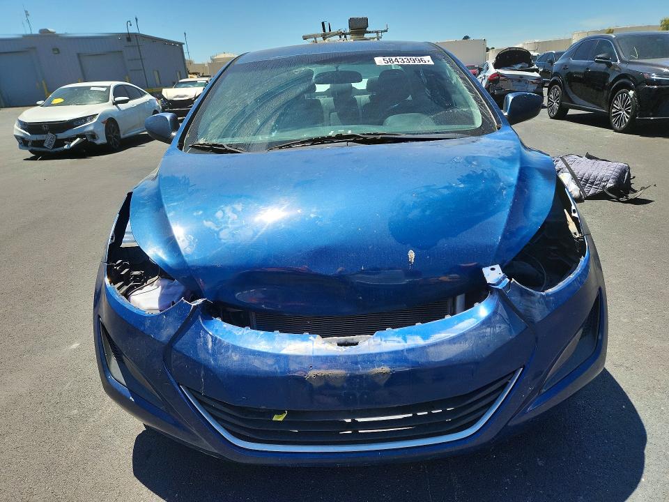 Продаж на аукціоні авто 2014 Hyundai Elantra, vin: KMHDH4AE8EU203192, номер лоту: 58433996