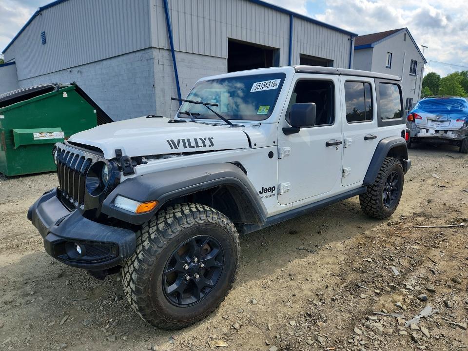 55158816 :رقم المزاد ، 1C4HJXDN2MW637151 vin ، 2021 Jeep Wrangler Unlimited مزاد بيع