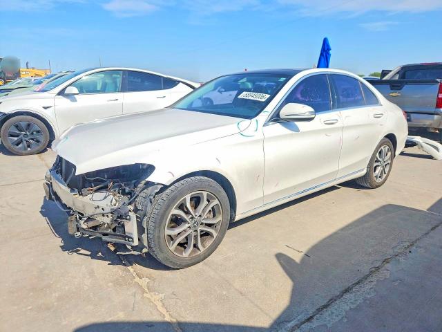 58948006 :رقم المزاد ، 55SWF4KB6HU221418 vin ، 2017 Mercedes-benz C مزاد بيع