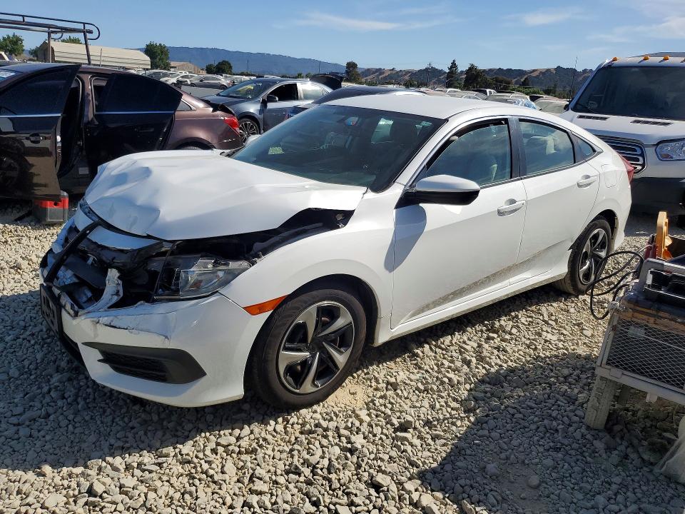 59332286 :رقم المزاد ، 2HGFC2F55JH553127 vin ، 2018 Honda Civic مزاد بيع